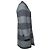 Thom Browne, striped wool coat in grey - view 5