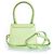 Jacquemus, le chiquito moyen bag in pelle Verde - vista 3