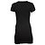 Anine Bing, Vestido canelado em preto - vista 2