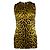 Top de leopardo amarillo impreso Dolce & Gabbana Multicolor
