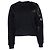 Autre Marque All Saints, Schwarzer Rundhals-Pullover mit Verzierungen