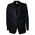 Schwarzer Blazer mit B-Druck von Burberry