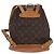 Louis Vuitton Vintage Montsouris Monogram Canvas MM Marron - vue 2