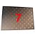Monogramm Jigsaw-Puzzle Louis Vuitton Virgil Abloh SS 2022 in der Box Braun Rot