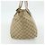 Borsa Tote Gucci Web Zip GG Canvas e pelle Medium Beige - vista 3