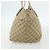 Borsa Tote Gucci Web Zip GG Canvas e pelle Medium Beige - vista 4