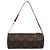 Pochette Papillon Mini in Tela Monogram Louis Vuitton Marrone - vista 2