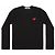 Comme Des Garcons Langarm-T-Shirt mit rotem Herz-Patch AX - Ansicht 5