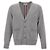Thom Browne Gestrickte Merinowolle Piqué-Cardigan Braun - Ansicht 4