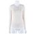 Camiseta de manga larga acanalada Louis Vuitton Blanco
