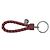Bottega Veneta Intrecciato Leather Keyring Red