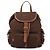 Miu Miu Canvas-Leder-Rucksack Schwarz - Ansicht 3