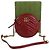 Gucci Borsa a tracolla rotonda mini GG Marmont Rosso