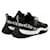 Versace Logo Hyper Sneakers Nero  - vista 5