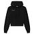 Kenzo Camiseta cropped con capucha Star Tiger Negro - vista 4