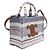 Cabas Céline Piccola borsa tote e a spalla in tela a righe Multicolore - vista 3
