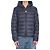 Moncler Giacca corta in piuma con cappuccio Najan Blu
