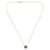 Tory Burch Collar con Péndulo de Esmalte Negro - vista 4