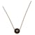 Tory Burch Collar con Péndulo de Esmalte Negro - vista 5