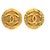 Orecchini a clip dorati Chanel D'oro