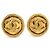 Orecchini a clip in metallo dorato Chanel D'oro
