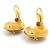 Timeless Orecchini a clip dorati Chanel D'oro - vista 5