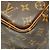 Borsa Deauville Monogram Louis Vuitton Marrone - vista 5