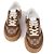 Gucci Sneakers in tela e pelle GG - vista 4