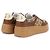 Gucci Sneakers in tela e pelle GG - vista 8