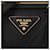 Prada Mini bolsa tote con logo triangular Saffiano Negro  - vista 9