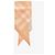 Burberry Sciarpa in seta a quadri skinny - vista 5