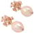 Tory Burch Orecchini a goccia con perle Rosa  - vista 6