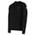 Moncler Bestickter Baumwollpullover mit Monogramm Schwarz  - Ansicht 6