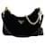 Prada Mini Borsa in Velluto Rieditata Nero