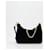 Prada Mini Borsa in Velluto Rieditata Nero - vista 5