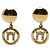 Céline Orecchini a clip con logo placcati in oro Celine D'oro