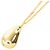 Collana pendente a forma di goccia Elsa Peretti in oro giallo 18K di Tiffany & Co.