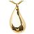 Collana pendente a forma di goccia Elsa Peretti in oro giallo 18K di Tiffany & Co. - vista 3