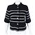 Kurzarm-Cardigan von Christian Dior Schwarz