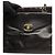 Chanel Borsa a spalla in agnello nero con catena e tasca CC Golden Ball - vista 9