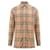 Burberry camicia di cotone a quadri Arancione