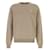 Céline Pullover mit Rundhalsausschnitt aus Wolle Braun  - Ansicht 1