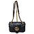 Borsa a Spalla Medium GG Marmont in Pelle di Vitello Matelassé Nera GUCCI Nero