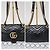 Borsa a Spalla Medium GG Marmont in Pelle di Vitello Matelassé Nera GUCCI Nero - vista 6