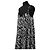 Rotate Birger Christensen x Reina Olga Maxikleid Zebra Print Schwarz Weiß - Ansicht 2