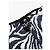 Rotate Birger Christensen x Reina Olga Maxikleid Zebra Print Schwarz Weiß - Ansicht 4