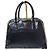 Borsa Pyramid in Vernice Saffiano Prada Blu Navy