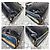 Borsa Pyramid in Vernice Saffiano Prada Blu Navy - vista 12