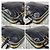 Borsa Pyramid in Vernice Saffiano Prada Blu Navy - vista 13