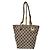 Gucci Vintage GG Canvas Eclipse Schultertasche Beige/Braun